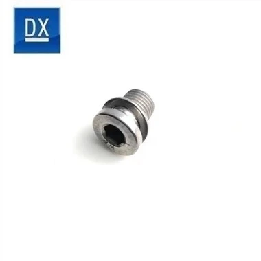 Steker Sekrup Dengan Gasket Polos Aluminium M6x15x1
